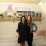 Ambika and one of her co-founders, Brittany Seabaugh, in the styling room at Armoire.